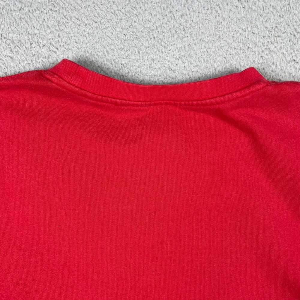 Nike Club Fleece Crewneck Sweatshirt Mens 3XL Tall Red Pullover BV2662-657 - Picture 5 of 11
